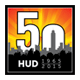 HUD 50th Logo