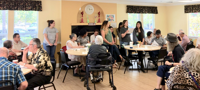 Nursing students and the RN Coach hosted a Quality of Life Health Fair focusing on nutrition, chronic disease management, fall prevention and home modifications.