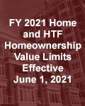 FY 2021 HOME Homeownership Value Limits Effective June 1, 2021